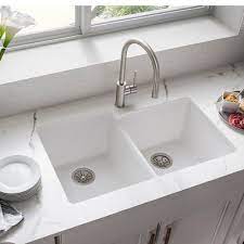 Check spelling or type a new query. Elkay Quartz Classic 33 L X 21 W Double Basin Undermount Kitchen Sink Undermount Kitchen Sinks Porcelain Kitchen Sink Sink
