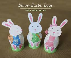 Freeprintable.net provides beautiful printable files that you can customize and print on your inkjet or laser printer. Kid Friendly Bunny Easter Egg Decorations With Free Printables Just Add Confetti