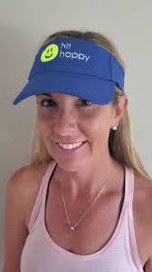 Hit Happy Tennis Visor with Adjustable Back Closure
