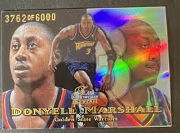 DONYELL MARSHALL 1998-99 Flair Showcase ROW 1 3762/6000 Warriors #71