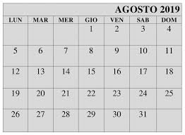 Calendario Agosto Grande 2019 Da Stampare Words Word Search Puzzle Periodic Table