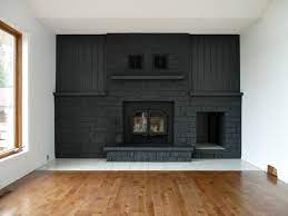 5,000 brands of furniture, lighting, cookware, and more. Charcoal Grey Painted Fireplace Grey Painted Fireplace Painted Brick Fireplaces Fireplace Remodel