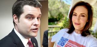 The florida congressman popped the question wednesday night to his girlfriend ginger luckey — whose brother is oculus vr founder palmer luckey, the. Matt Gaetz Alyssa Milano Find Common Ground On Array Of Topics