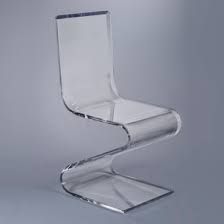 Fine acrylic custom furniture catering to architecture and design (a&d) professionals. Beveled Z Chair Plexi Craft Signature Collection