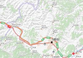 17.6 km de sibiu ), ocna sibiului, sibiu capacitate: Michelin Landkarte Ocna Sibiului Stadtplan Ocna Sibiului Viamichelin