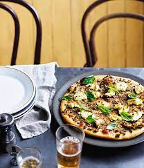 Australian Gourmet Traveler Recipe For Green Pizza Thief Green Pizza Pizza Recipes Homemade Gourmet Recipes Mexican Food Recipes Easy Pizza Recipes Homemade