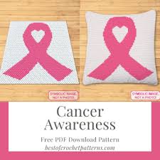 Www.crosstitch.com online printable pattern designed by crosstitch.com. Cancer Awareness Free Crochet Pattern Crochet Patterns And Designers