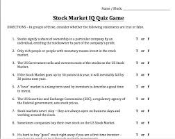 With over 400 years of stock market history and dozens of stock exchanges across the globe, here are some of the most challenging questions out there to take your trivia skills to the. Mr Huesken On Twitter Students In My Govecon Class Tested Their Prior Knowledge Of The Nyse Amp Collaborated W This Quick T F Quiz Amp Game Stock Market Double Down Fun Introduction
