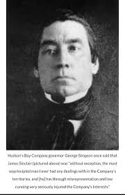 Metis History Tidbit. James Sinclair (1811