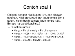 Contoh soal obligasi jangka panjang dan jawabannya. Penilaian Obligasi Bond Valuation Ppt Download
