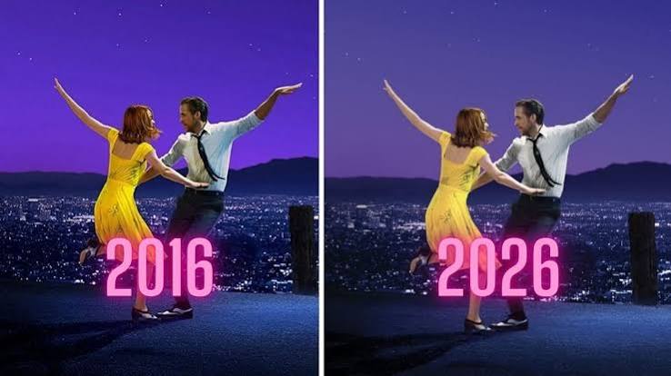 RIP La La Hand saga: Ryan Gosling detail fixed in 10-year anniversary 'La  La Land' poster | Euronews