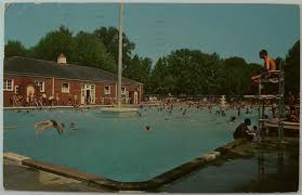 Parkersburg Wv Swimming Pool City Park Postcard 1966 Parkersburg Parkersburg West Virginia Parkersburg Wv