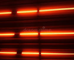 Hand painted background with brush strokes of color. Neon Orange Lamps In Metal Perforated Case Background Stock Image Image Of Backdrop Postcard 165586285