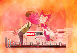 Alternate Version Of Wandavision Poster I Did Using An Image From The Bewitched Tv Opening Credits And An Image Of The Marvel Select Mephisto Action Figure In Case He Turns Out To
