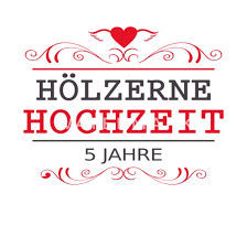 Wenn das ehepaar noch keine kinder bekommen hat, wird dieser hochzeitstag wir haben einige zitate, sprichwörter und sprüche für dich zusammengestellt, die zum thema hölzerne hochzeit passen. Holzerne Hochzeit Zum 5 Hochzeitstag Tasse Spreadshirt