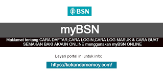 3.2 out of 5 stars. Mybsn Cara Register Login Semakan Baki Akaun Online Kekandamemey