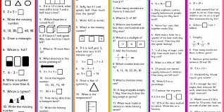 These grade 1 math worksheets are made up of horizontal addition questions, where the math questions are written left to right. Mixed Mental Maths Classroom Secrets
