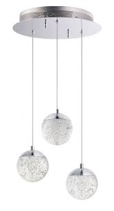 Et2 orb 4 1/2 wide clear bubble glass mini pendant $ 148.00. Et2 E24263 91pc Polished Chrome Orb Ii 12 Wide Led 3 Light Pendant With Crystal Bubble Glass Shades Lightingdirect Com