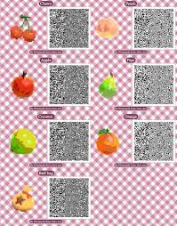 Fruit Patterns Qr Codes Animal Crossing Animal Crossing 3ds Animal Crossing Qr Codes Fruit