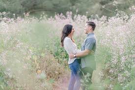 Floral delivery to schools & colleges nearby. Palos Verdes Flower Field Engagement Monique Jeremy Figlewicz Photography