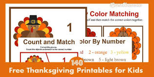 300 Pages Free Thanksgiving Printables For Learning