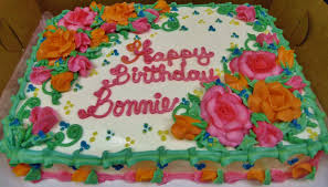 Birthday Floral Sheet Cake Designs 100 Buttercream Floral Cake Design On A 1 4 Sheet Cake Beautiful Vivid Colors For A Ladies Birthday Www Facebook Com N Floral Cake Design Cake Floral Cake