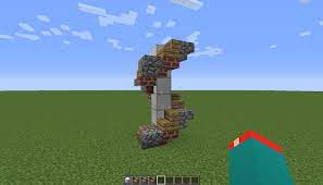 Yeah use this, make a circle of about ~26 blocks wide and use the top left quarter as a guide for these specific stairs. Minecraft Simple Spiral Staircase Album On Imgur