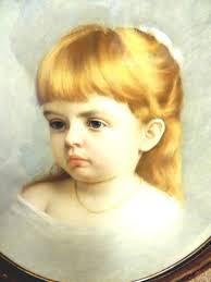 ANTIQUE JOSEPH HENRY SHARP ORIGINAL SIGNED PASTEL PORTRAIT OF A YOUNG  GIRL1890