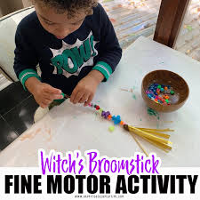 Arrange the wands and brooms on a plate and serve with a bowl of extra pretzels, additional cheese, and fresh fruit for a healthy room on the broom snack! Witch S Broomstick Fine Motor Activity Happy Toddler Playtime