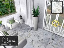 Luxury white living room with white furniture and black marble. Neinahpets Queniseo Marble Tile Flooring