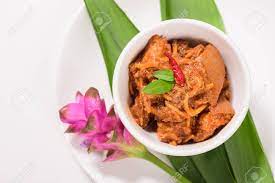 The origins perhaps are closer to the northern thai border in myanmar, where a pork curry called wet tha hin (ဝက်သားဟင်း) includes a sour component, just as. Northern Thai Food Kaeng Hang Le Spicy Curry Pork Mixed With Stock Photo Picture And Royalty Free Image Image 89704571