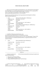 Doc Surat Kuasa Ahli Waris Seftiyan Alhadi Academia Edu