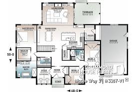 Wouldn't need the master suite or garage for now. Stunning 3 Bedroom One Story House Plans And Ranch Home Plans