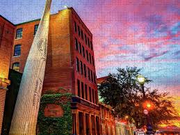 Experts say that challenging puzzles activate new parts of your brain to help you solve them. Louisville Slugger Kentucky Sunset Puzzle For Sale By Gregory Ballos