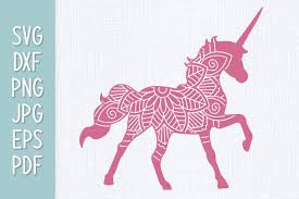 Download Unicorn Mandala Svg