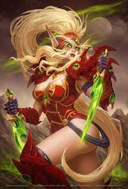 Valeera Sanguinar By Kresto The Artist On Deviantart Warcraft Art Dark Fantasy Art Fantasy Art Women
