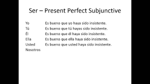 Shop' kleidung, hardware und mehr bei surfdome mit über 300 marken. Ser Present Perfect Subjunctive Youtube