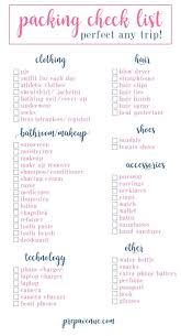 Packing Checklist Travel Packing Checklist Packing List For Travel Packing Tips For Travel