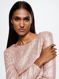 MANGO Xlenjuel Sequin Mini Dress