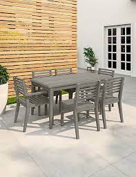 Melrose 6 Seater Garden Table Chairs M S 1002 Garden Table And Chairs Garden Table Outdoor Furniture Sets