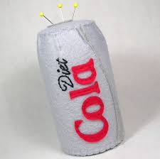 Diet Coke Felt Pin Cushion Pin Cushions Needle Book Cushions