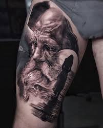 Pin By Cristina Hera On Tattoos Old Men With Tattoos Old Man Portrait Realism Tattoo