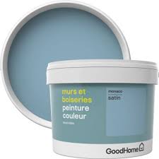 Mais en attendant, nous avons conçu les gammes de peintures goodhome très résistantes aux tâches et lessivables ! Peinture Murale Bleu Clair Satin 2 5l Castorama