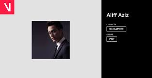 & sony bmg music entertainment singapore ptd. Aliff Aziz S Tracks Videos And Upcoming Events