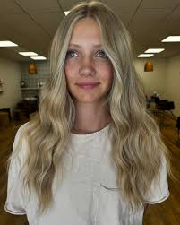 Holy mermaid hair😍😍 2 rows of 22 inch invisible bead extensions!! Keep  swiping for her flip up!