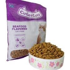Maybe you would like to learn more about one of these? Cuties Catz Seafood Tuna Chicken Shrimp Flavored Cat Food Makanan Kucing