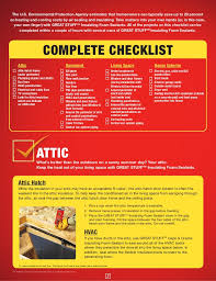 Can great stuff be used as insulation. Dow Chemical Air Seal Audit Checklist