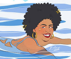 Day 06 [WATER] : read an article about a swim coach named Noelle Singleton  some time ago, she started a swim movement called AfroSwimmers that offers  swimming lessons to people of color;