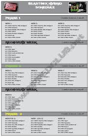 Beast90x P90x Body Beast Hybrid Schedule Rippedclub