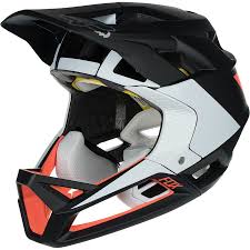 Black And White Bike Helmet Fox Racing Proframe Limited Edition Helmet Black White Orange Fox Racing Helmet Full Face Helmets